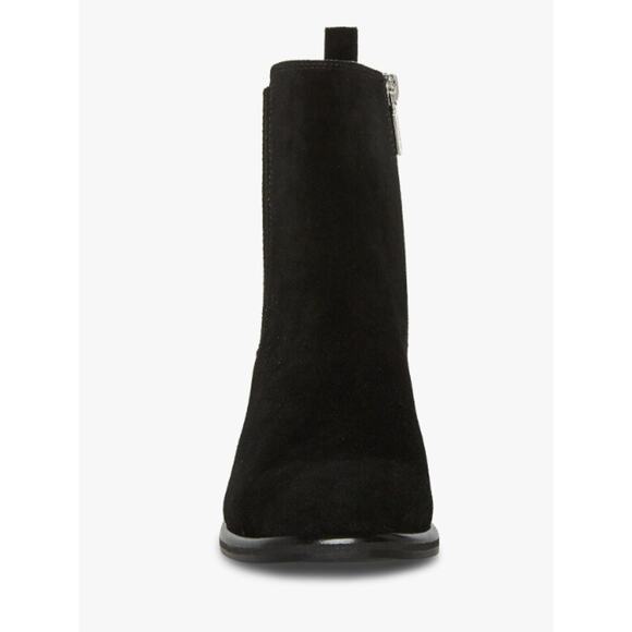 Blondo Sonali Waterproof Suede Ankle Mid Boots | Womens 7, Black NEW - Picture 6 of 6